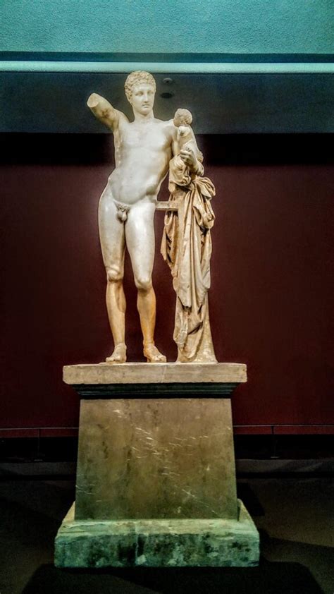 hermes as a baby classical art|Hermes of praxiteles.